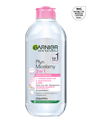 Płyn Micelarny do skóry wrażliwej 3w1 Garnier Skin Naturals 400ml